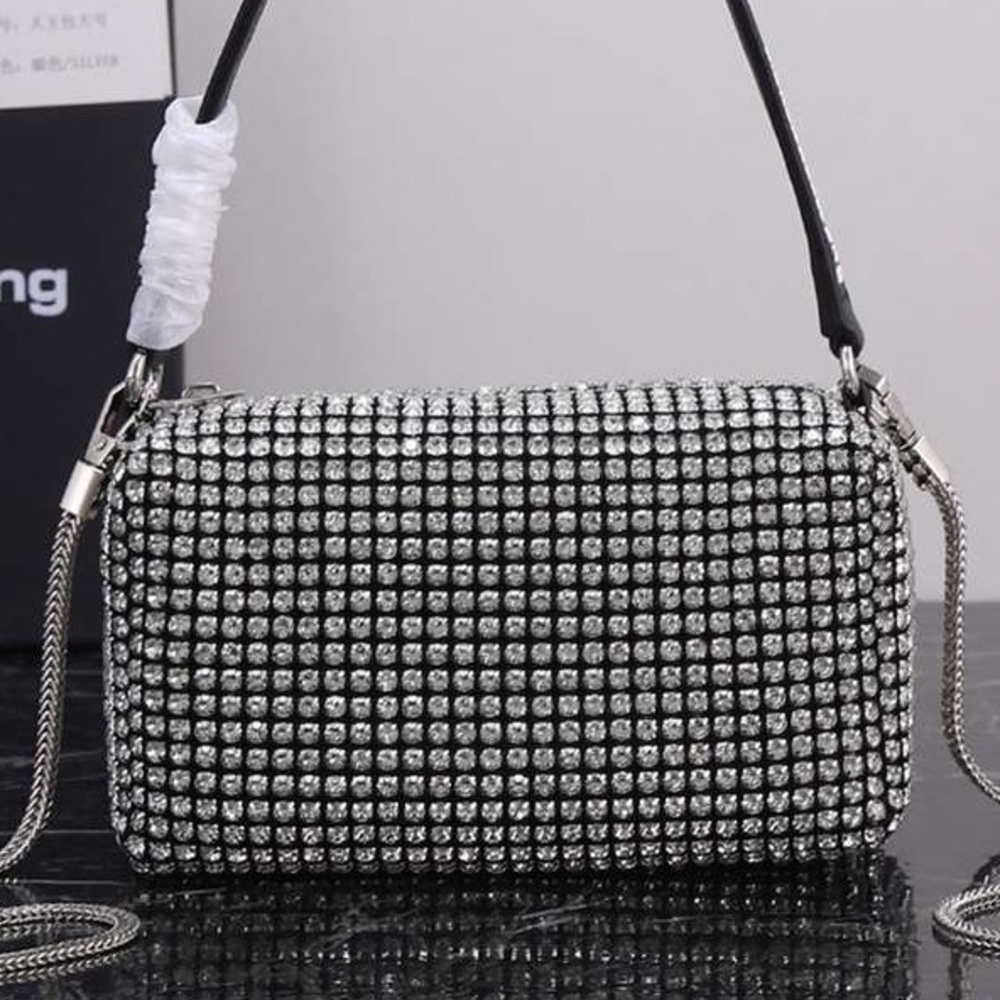 Alexander Wang Silver Studded Clutch